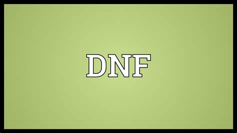 dnf meaning linux.